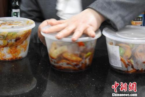 包裝外賣。受訪者供圖