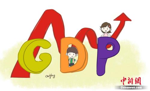 GDP漫畫。作者：王珊珊