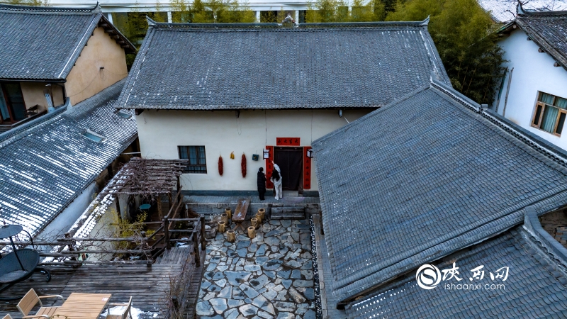 朱家灣極具西北特色的民宿